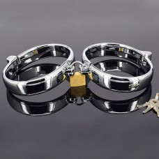 BQS - Ovale håndcuffs i stål 