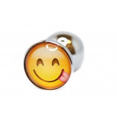 BQS - Buttplug med emoji - Ertende Smiley 