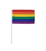 Pride flagg på pinne - Pride - Liten