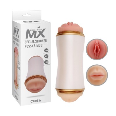 MX - Håndholdt Masturbator - Pussy & Mouth 