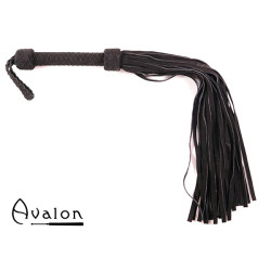Avalon - MAGIC - Stor Sort Flogger i Mykt Semsket Lær