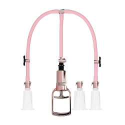 Pumped - Klitoris og Nipple Pump Sett - Rosegull