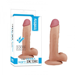 Lovetoys - 9" Dildo med Pung og Sugekopp