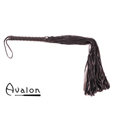 Avalon - LUCIUS - Sort Flogger i Mykt Lær