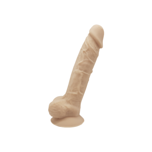 Silexd - Silikon Dildo med Pung - Model 1 - 9"