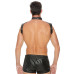 Ouch! Harness med Collar - One Size - Sort Ouch! Harness med Collar - One Size - Sort