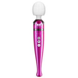 Pixey Deluxe - Oppladbar Massasjestav - Pink Chrome