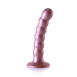 OUCH! - Beaded Silicone - Dildo med sugekopp - 13 cm - Rosa