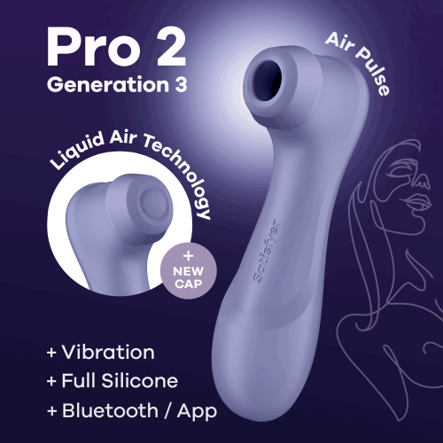 Satisfyer - Pro 2 Generation 3 med APP - Ny generasjon Trykkbølgevibrator