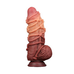 Lovetoys - Extreme Silikon Dildo med Tau-Tekstur