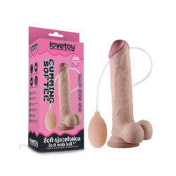 Love Toy - Cumming Softee - 9'' - Squirting Dildo