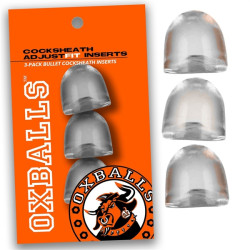 Oxballs ADJUSTFIT INSERT - 3 pk tilbehør -  Transparent