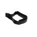 OUCH! -  POLSTRET LÅR RESTRAINTS MED HÅNDCUFFS - SORT
