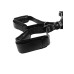OUCH! -  POLSTRET LÅR RESTRAINTS MED HÅNDCUFFS - SORT