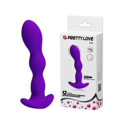 Pretty love Yale - Vibrerende analplug lilla