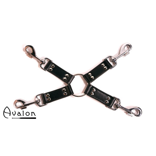 Avalon - RITUAL - Hog-tie-sett med 4 deler - Sort