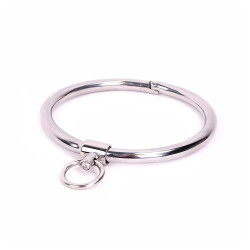 Cathedral Collar - Rundt Stålcollar med Krystall - Large