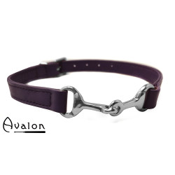 Avalon - Bit - Lilla Collar med sølvfarget bitt