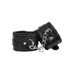 TieMeUp - Cuffs med Plysj - Sort