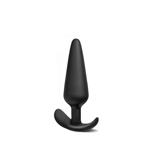 BQS - Buttplugg i silikon med anker stopper - Medium