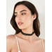 Gnist - Choker med blondedetaljer - 03 - Sort Gnist - Choker med blondedetaljer - 03 - Sort