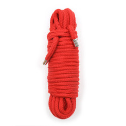 BDSM Rope - Bondage Tau - Bomull - 20 meter - Rød