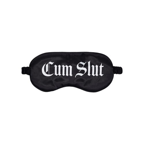 Ouch! Sateng Øyemaske - Cum Slut - Sort Ouch! Sateng Øyemaske - Cum Slut - Sort
