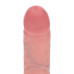 Realrock - Dual Density Vibrator Dildo med Sugekopp - 6"/15,5cm - Beige