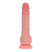 Realrock - Dual Density Vibrator Dildo med thrusting - 7"/17,8cm - Beige Realrock - Dual Density Vibrator Dildo med thrusting - 7"/17,8cm - Beige