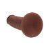 Realrock - Dual density sliding skin - Dildo i silikon - 8"/21cm - Brun Realrock - Dual density sliding skin - Dildo i silikon - 8"/21cm - Brun