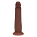 Realrock - Dual density sliding skin - Dildo i silikon - 8"/21cm - Brun Realrock - Dual density sliding skin - Dildo i silikon - 8"/21cm - Brun