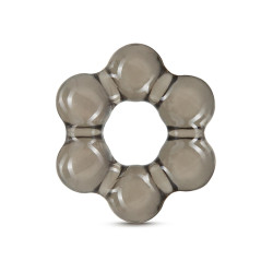 Blush - Stay Hard Thick Bead - Penisring med kuler - sort