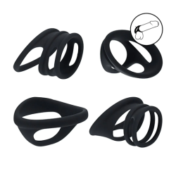 Levelz - 1 - Penis og pungring sett - 4 pk