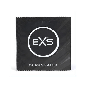 EXS -Black Lateks - sort kondom - 1 stk