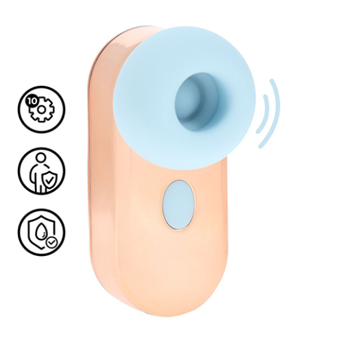 Loveline - Budsie - Mini Airtap Vibrator - Pastell Blå Loveline - Budsie - Mini Airtap Vibrator - Pastell Blå