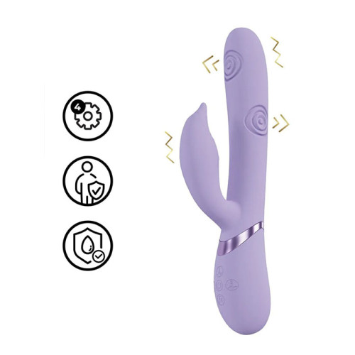 Dolce Vive - Pallina - Tappende rabbitvibrator - Lilla