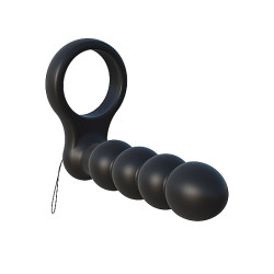 C-ringz - Remote Control Double Penetrator med fjernkontroll - sort